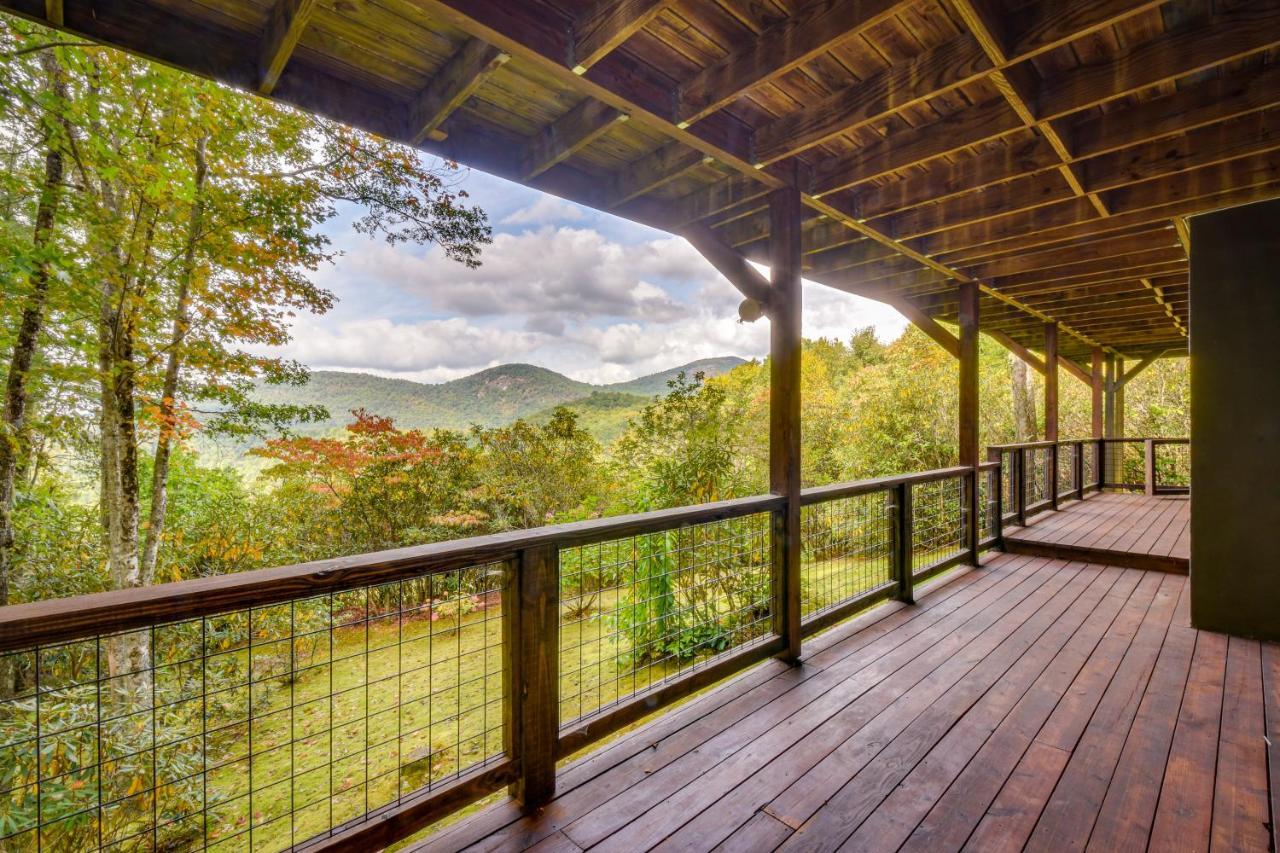 Highlands Haven Fireplace, Deck And Mountain Views! Villa Exterior photo