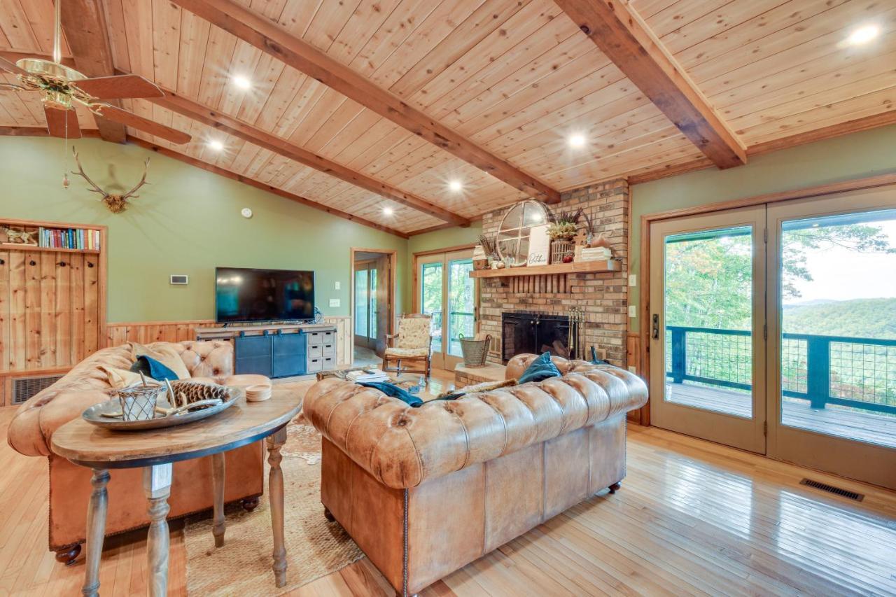 Highlands Haven Fireplace, Deck And Mountain Views! Villa Exterior photo