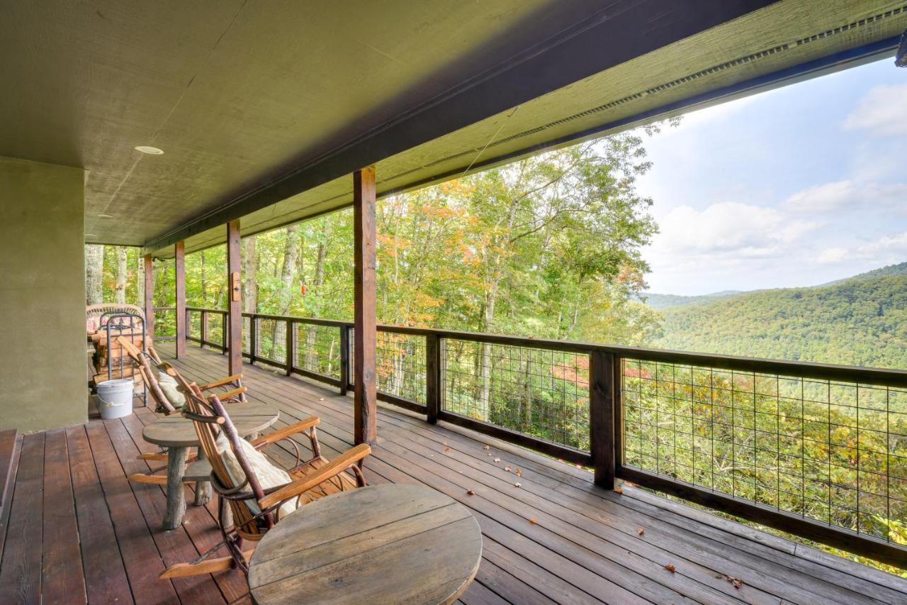 Highlands Haven Fireplace, Deck And Mountain Views! Villa Exterior photo